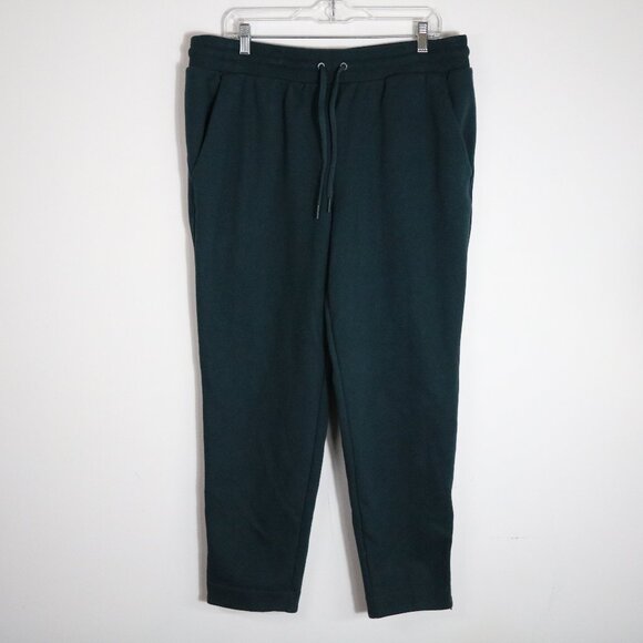 Athleta Cozy Karma Zip Pant Womens XL Cypress Green Pull On Sweatpants - Picture 1 of 6